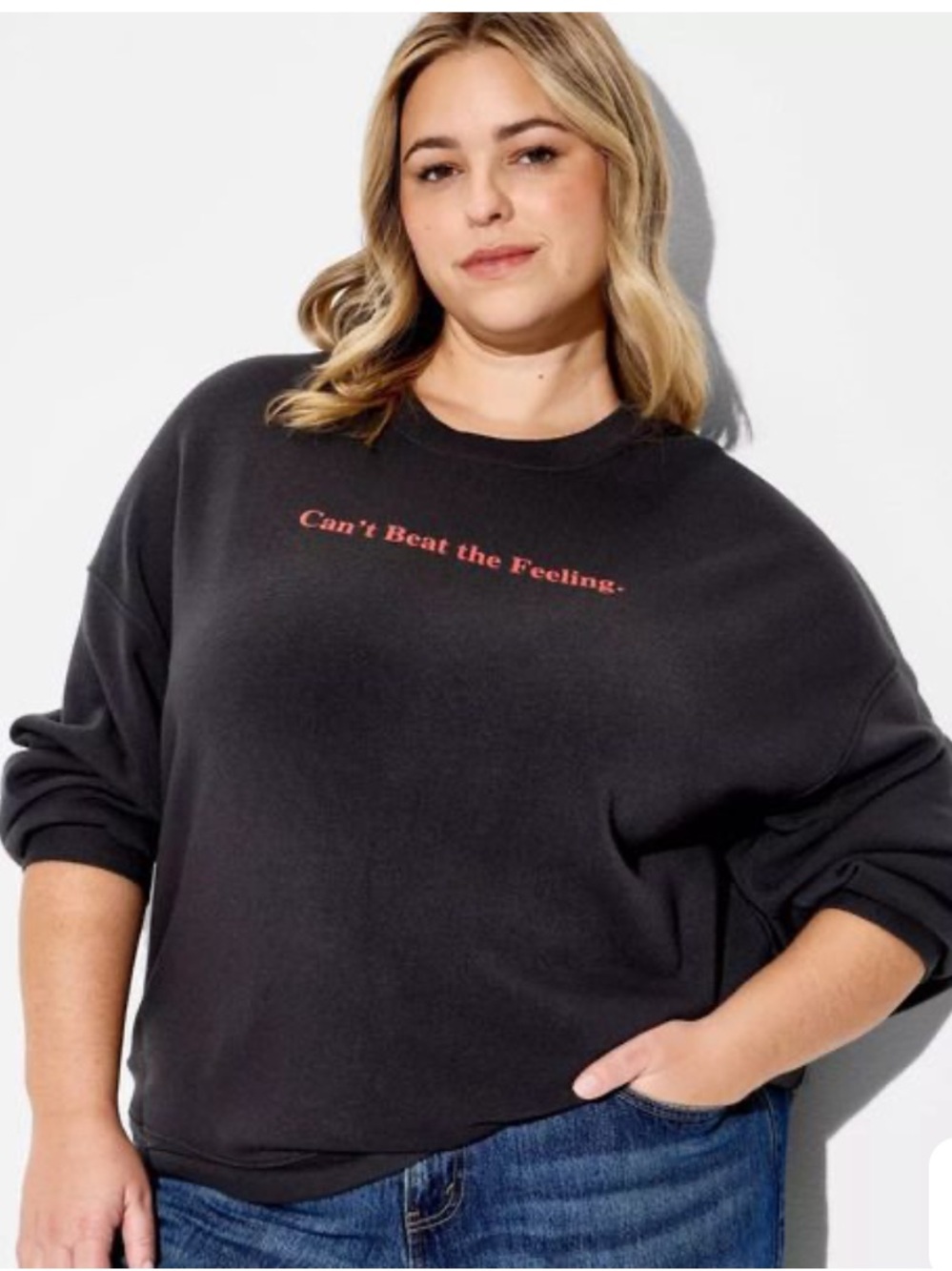 NWT Coca Cola Women's Can't Beat the Feeling Sweatshirt